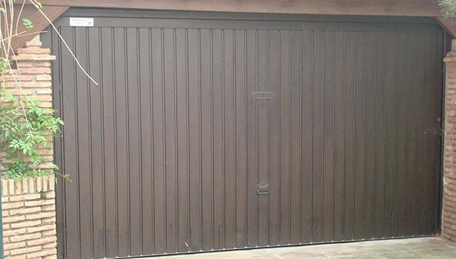 puerta automatica metalica